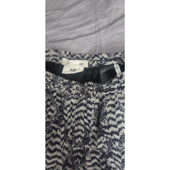 EUC ISABEL MARANT POUR H&M 100% PURE SILK Women's Dress Printed Pants US 2 - Picture 2 of 4